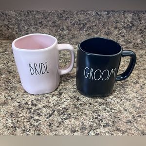Brand new Rae Dunn Bride and Groom mug bundle.